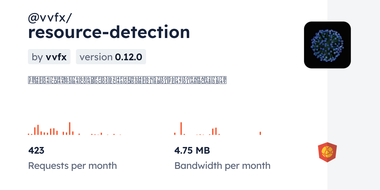 @vvfx/resource-detection CDN by jsDelivr - A CDN for npm and GitHub