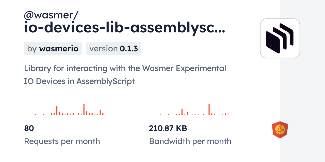 @wasmer/io-devices-lib-assemblyscript CDN by jsDelivr - A CDN for npm ...