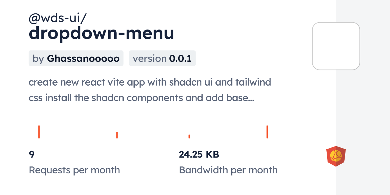 @wds-ui/dropdown-menu CDN by jsDelivr - A CDN for npm and GitHub