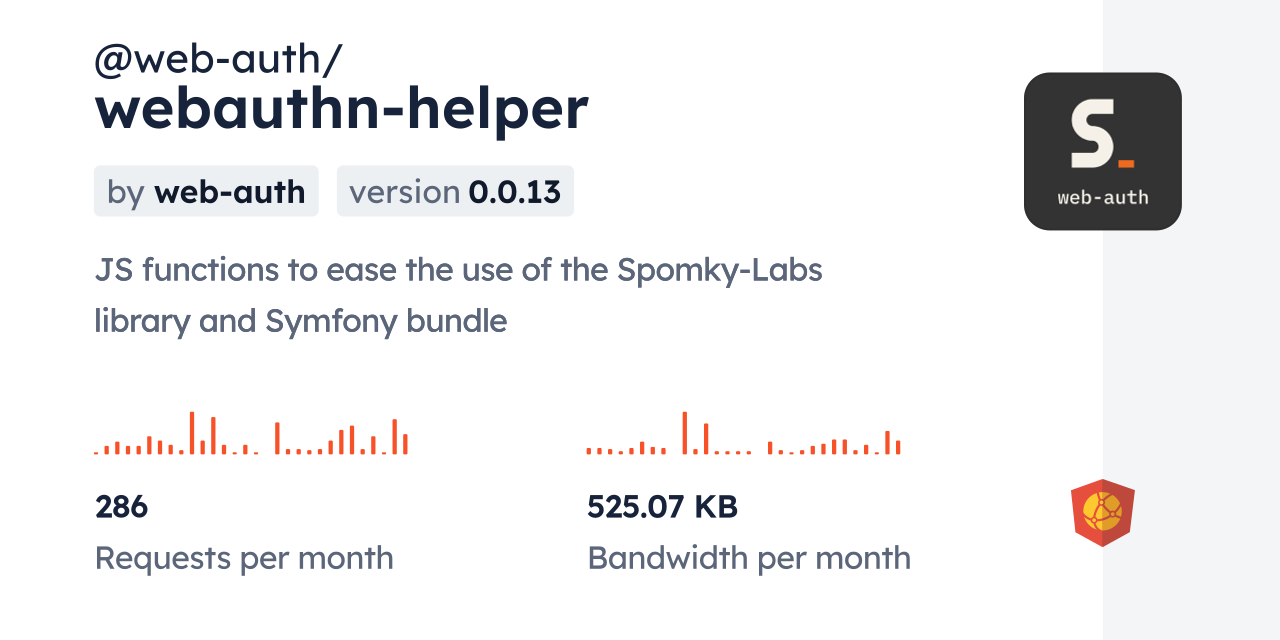 @web-auth/webauthn-helper CDN by jsDelivr - A CDN for npm and GitHub