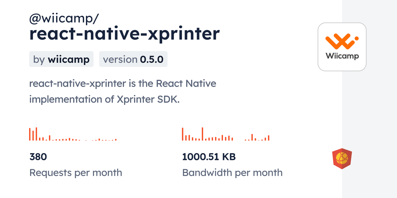@wiicamp/react-native-xprinter CDN by jsDelivr - A CDN for npm and GitHub