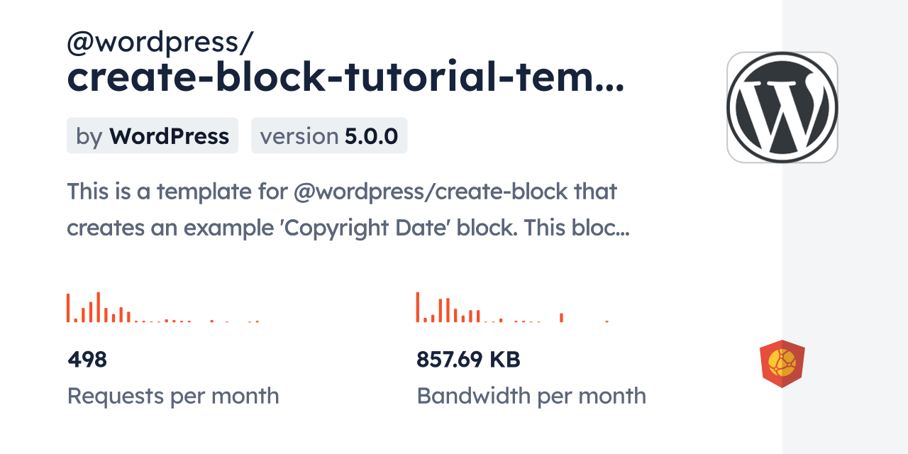 @wordpress/create-block-tutorial-template CDN by jsDelivr - A CDN for ...