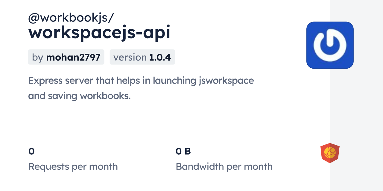 @workbookjs/workspacejs-api CDN by jsDelivr - A CDN for npm and GitHub
