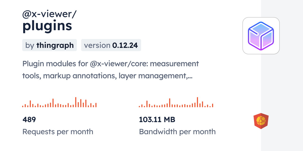 @x-viewer/plugins CDN by jsDelivr - A CDN for npm and GitHub