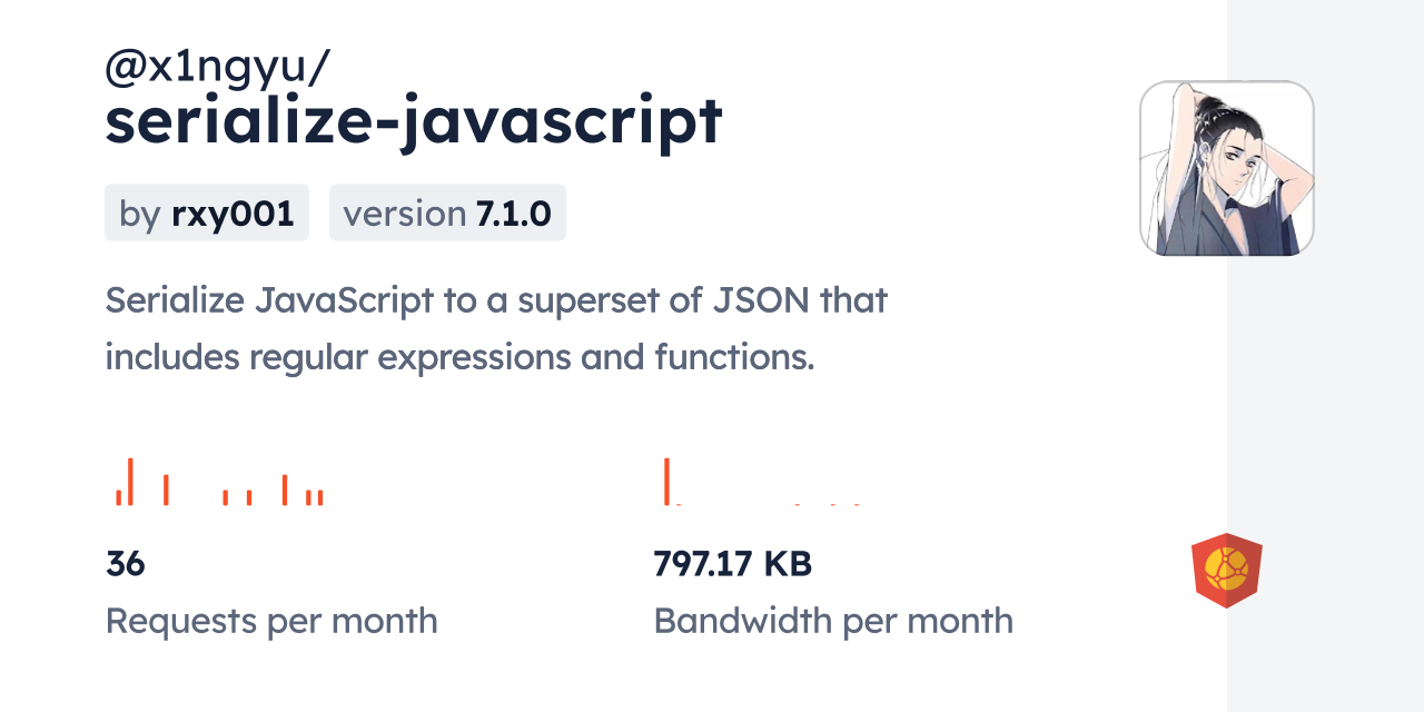 @x1ngyu/serialize-javascript CDN by jsDelivr - A CDN for npm and GitHub