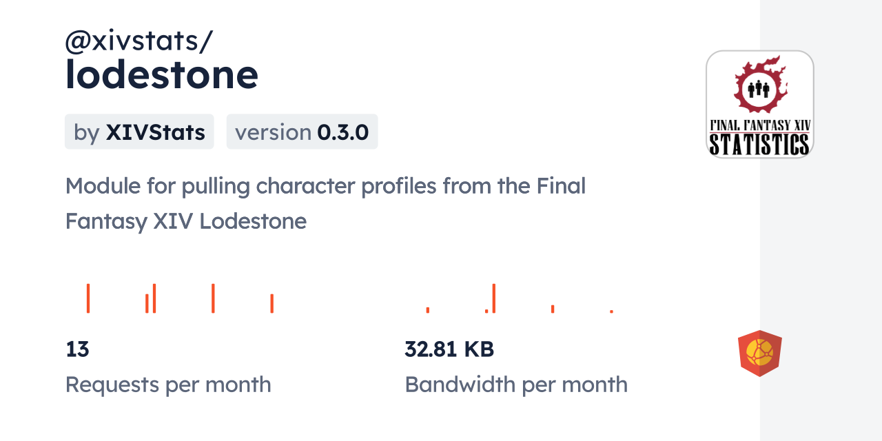 @xivstats/lodestone CDN by jsDelivr - A CDN for npm and GitHub
