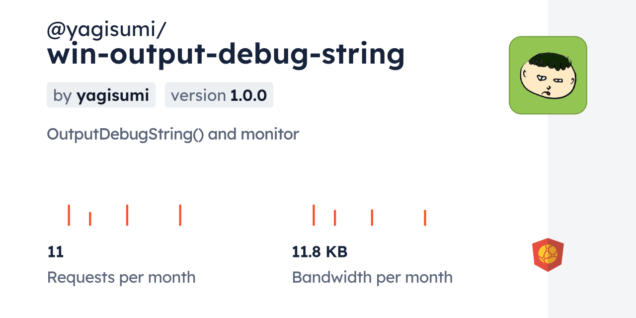 @yagisumi/win-output-debug-string CDN by jsDelivr - A CDN for npm and ...