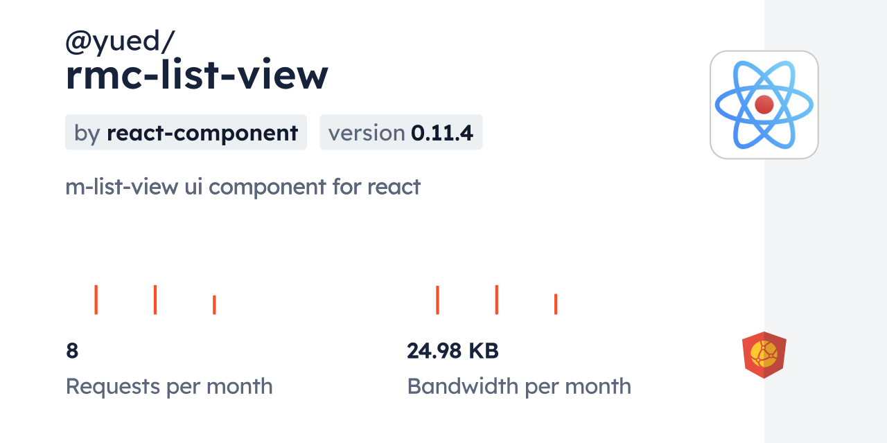 @yued/rmc-list-view CDN by jsDelivr - A CDN for npm and GitHub