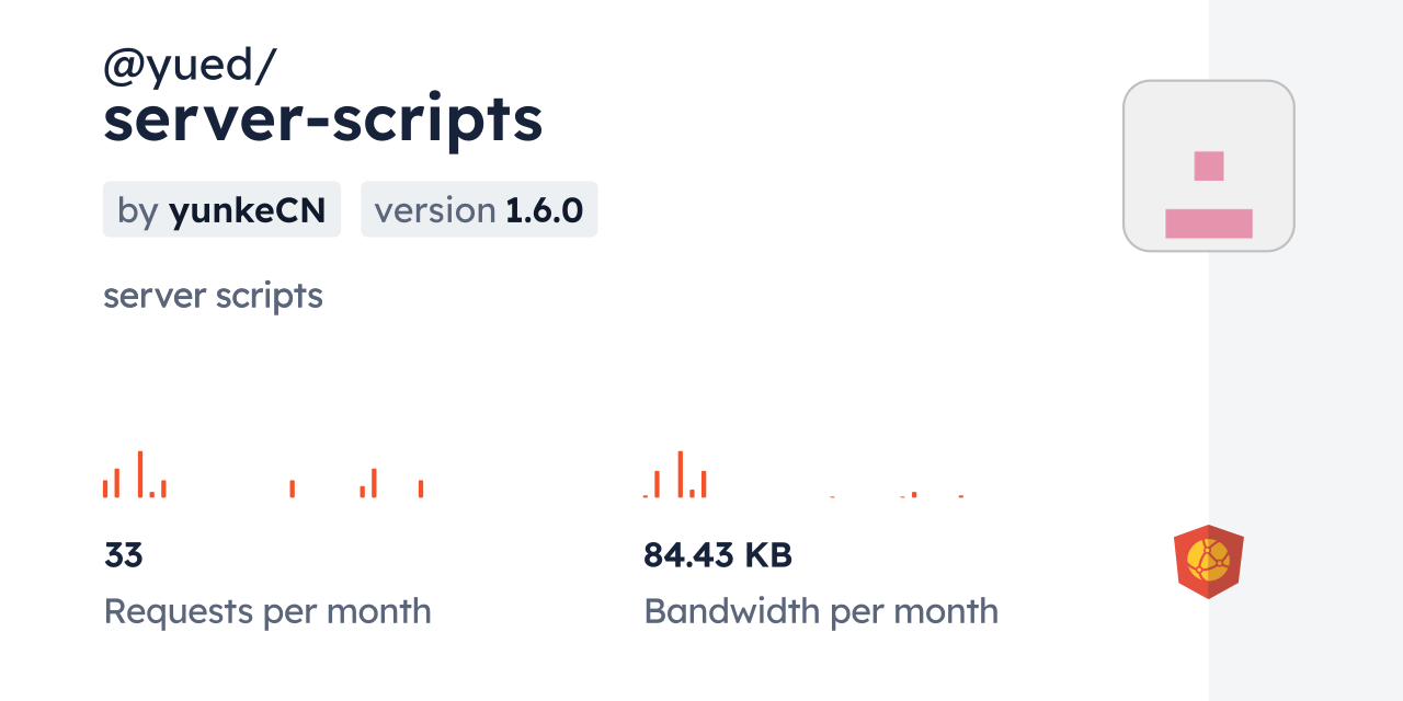 @yued/server-scripts CDN by jsDelivr - A CDN for npm and GitHub