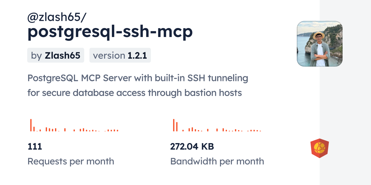 @zlash65/postgresql-ssh-mcp CDN by jsDelivr - A CDN for npm and GitHub