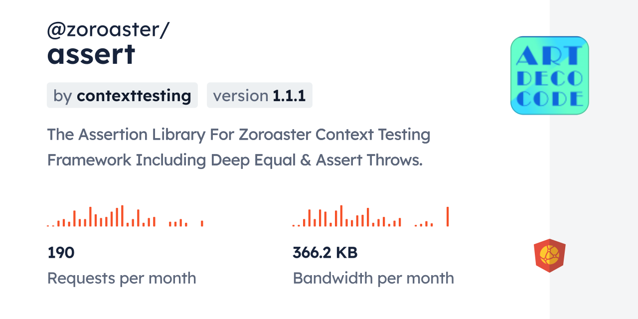 @zoroaster/assert CDN by jsDelivr - A CDN for npm and GitHub
