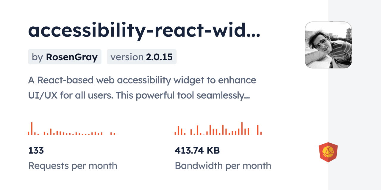 accessibility-react-widget CDN by jsDelivr - A CDN for npm and GitHub