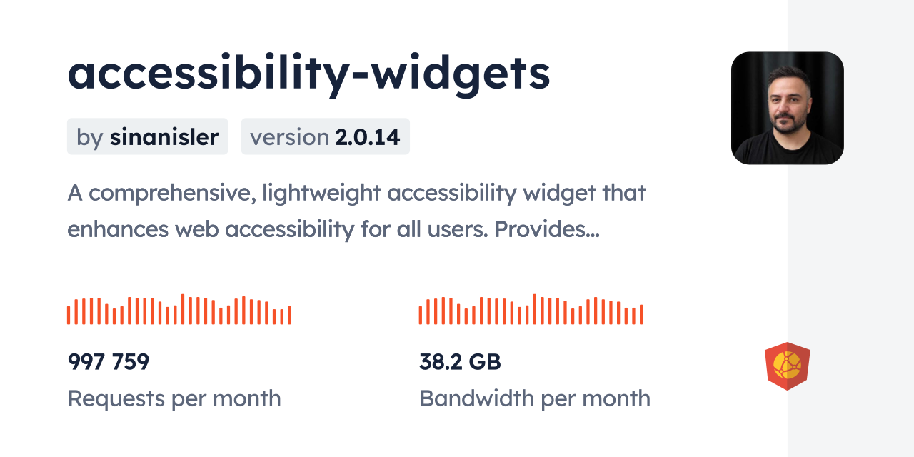 accessibility-widgets CDN by jsDelivr - A CDN for npm and GitHub