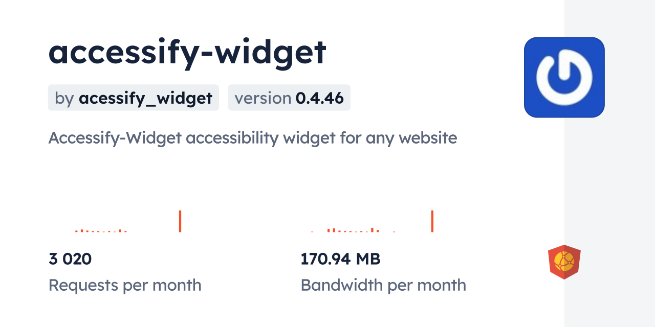 accessify-widget CDN by jsDelivr - A CDN for npm and GitHub