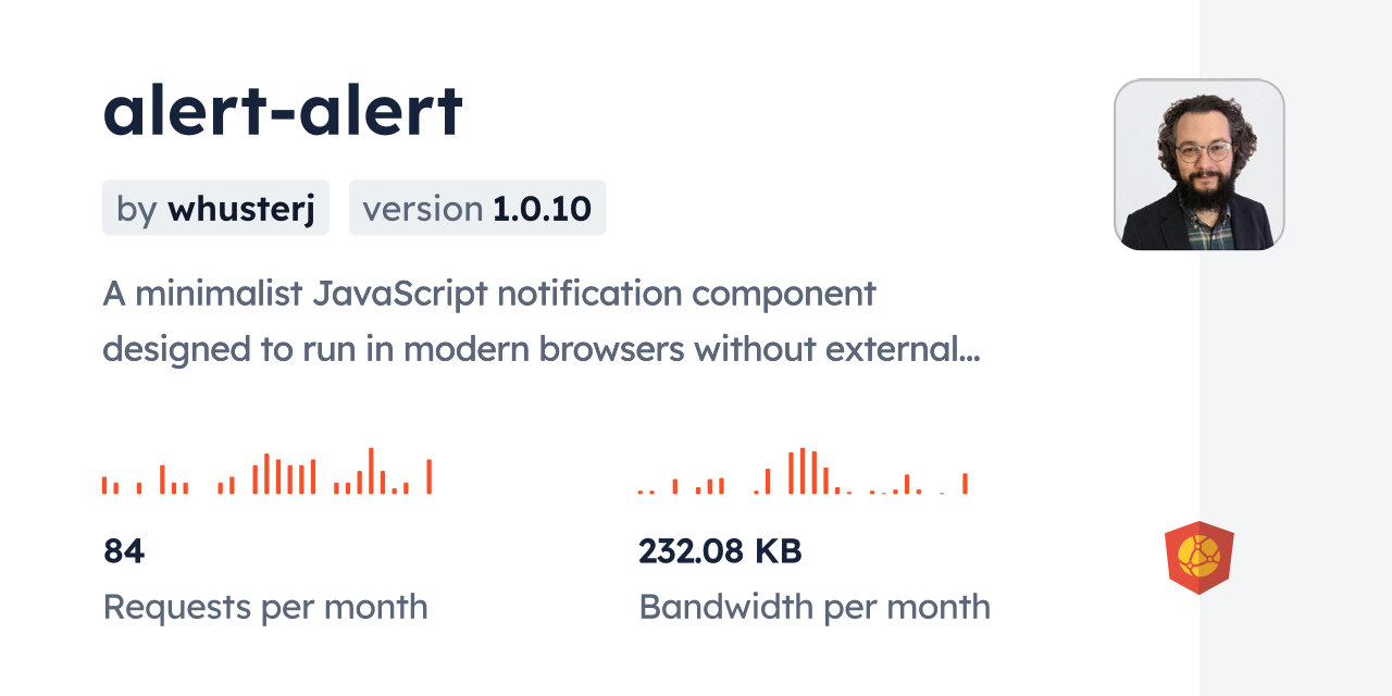 alert-alert CDN by jsDelivr - A CDN for npm and GitHub