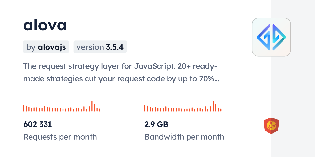 alova CDN by jsDelivr - A CDN for npm and GitHub
