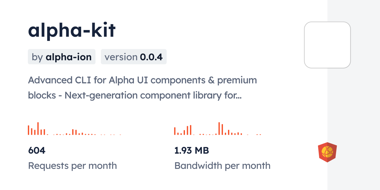 alpha-kit CDN by jsDelivr - A CDN for npm and GitHub