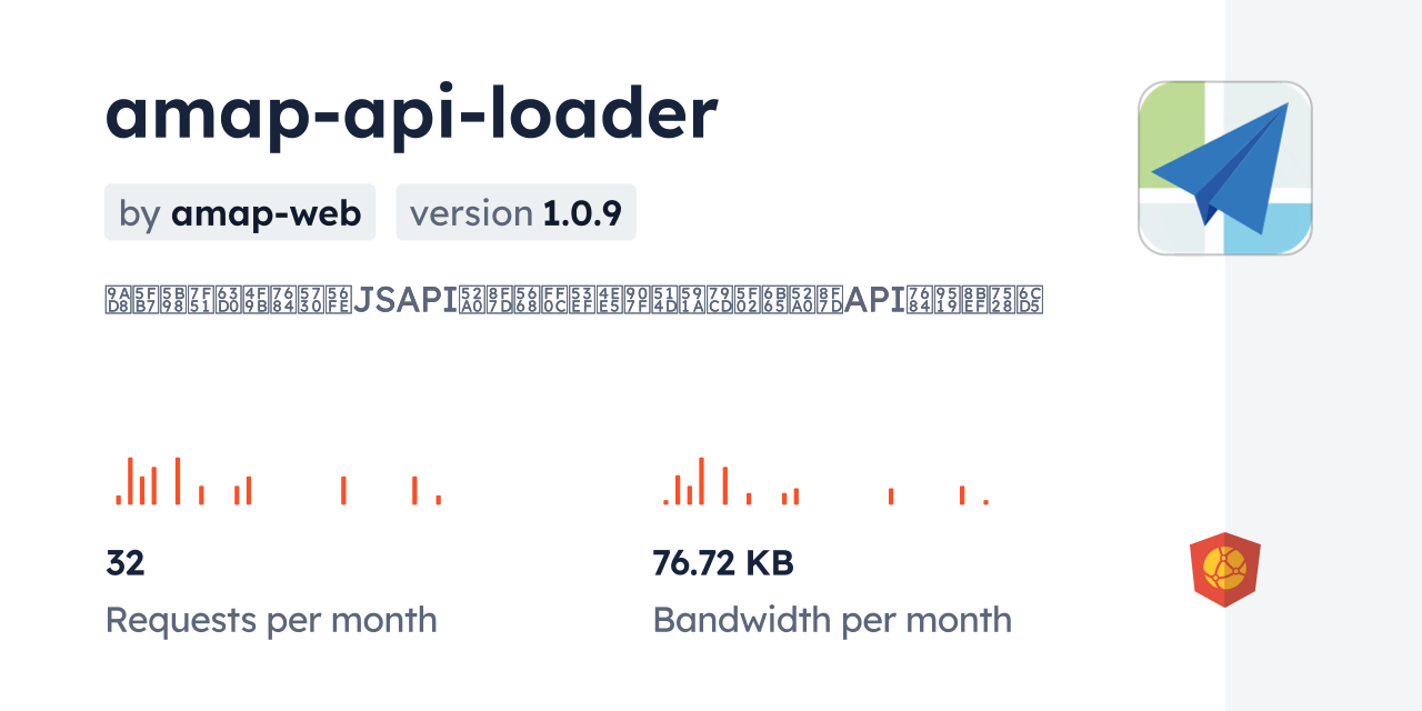 amap-api-loader CDN by jsDelivr - A CDN for npm and GitHub