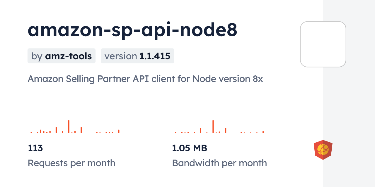 amazon-sp-api-node8 CDN by jsDelivr - A CDN for npm and GitHub