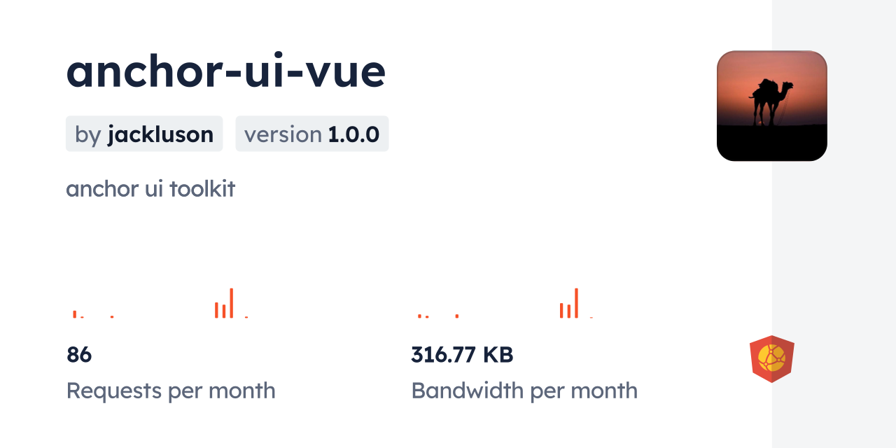 anchor-ui-vue CDN by jsDelivr - A CDN for npm and GitHub