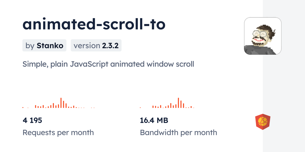 animated-scroll-to CDN by jsDelivr - A CDN for npm and GitHub
