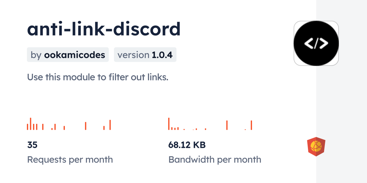anti-link-discord CDN by jsDelivr - A CDN for npm and GitHub