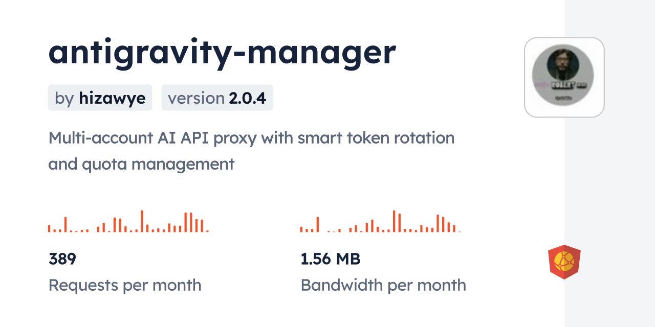 antigravity-manager CDN by jsDelivr - A CDN for npm and GitHub