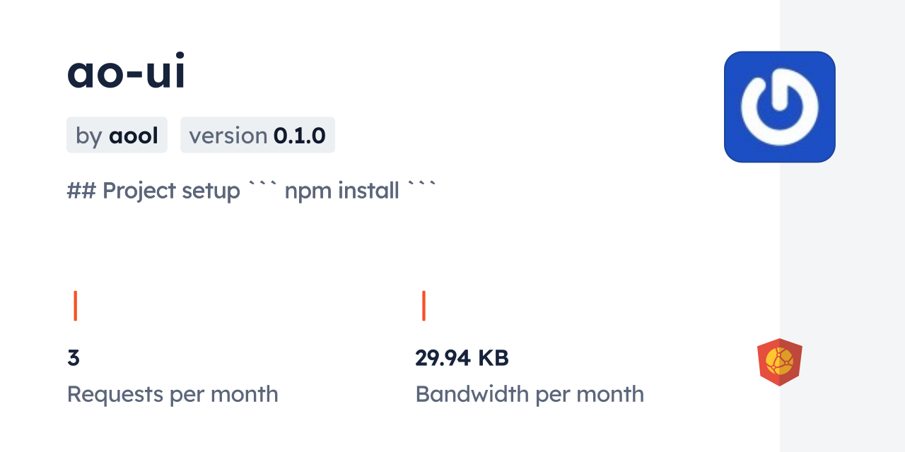 ao-ui CDN by jsDelivr - A CDN for npm and GitHub