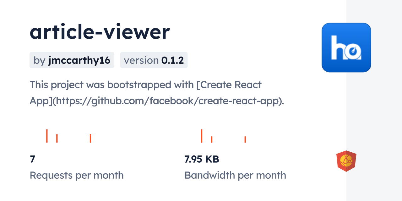 article-viewer CDN by jsDelivr - A CDN for npm and GitHub