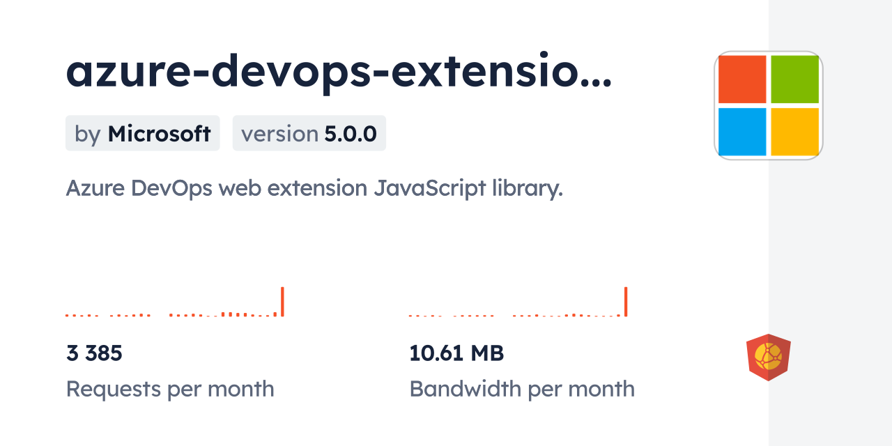 azure-devops-extension-sdk CDN by jsDelivr - A CDN for npm and GitHub