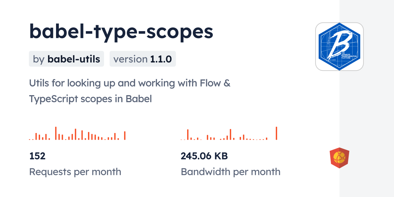 babel-type-scopes CDN by jsDelivr - A CDN for npm and GitHub