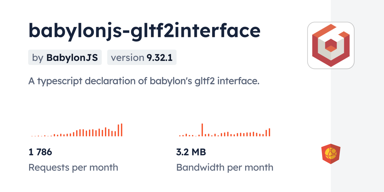 babylonjs-gltf2interface CDN by jsDelivr - A CDN for npm and GitHub