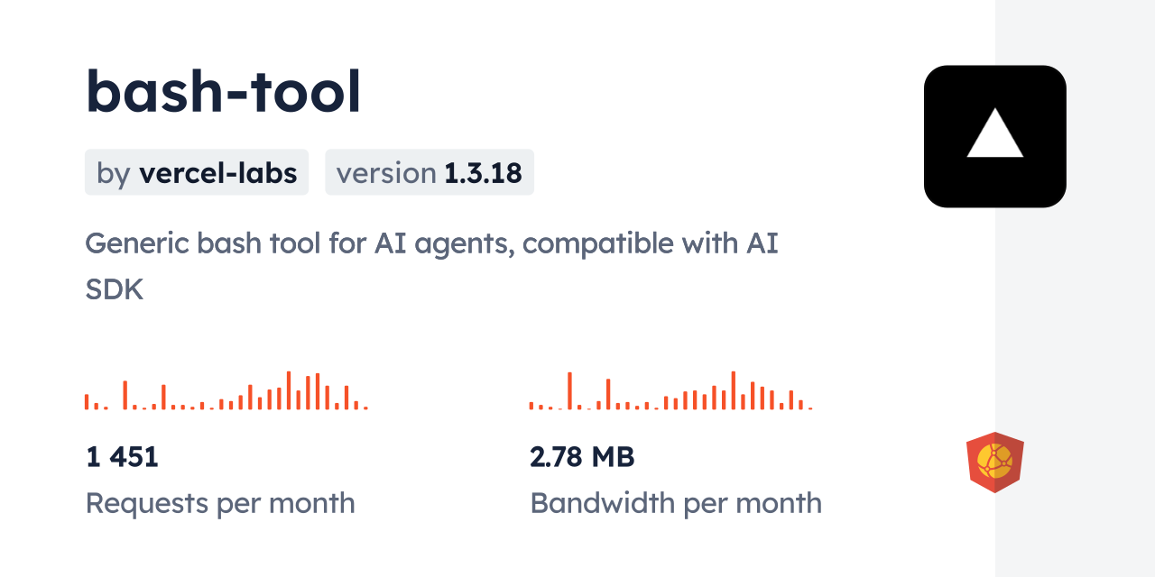bash-tool CDN by jsDelivr - A CDN for npm and GitHub