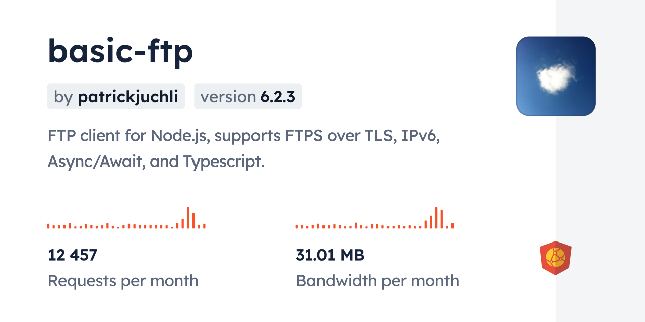 basic-ftp CDN by jsDelivr - A CDN for npm and GitHub