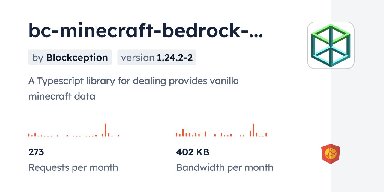 bc-minecraft-bedrock-vanilla-data CDN by jsDelivr - A CDN for npm and ...