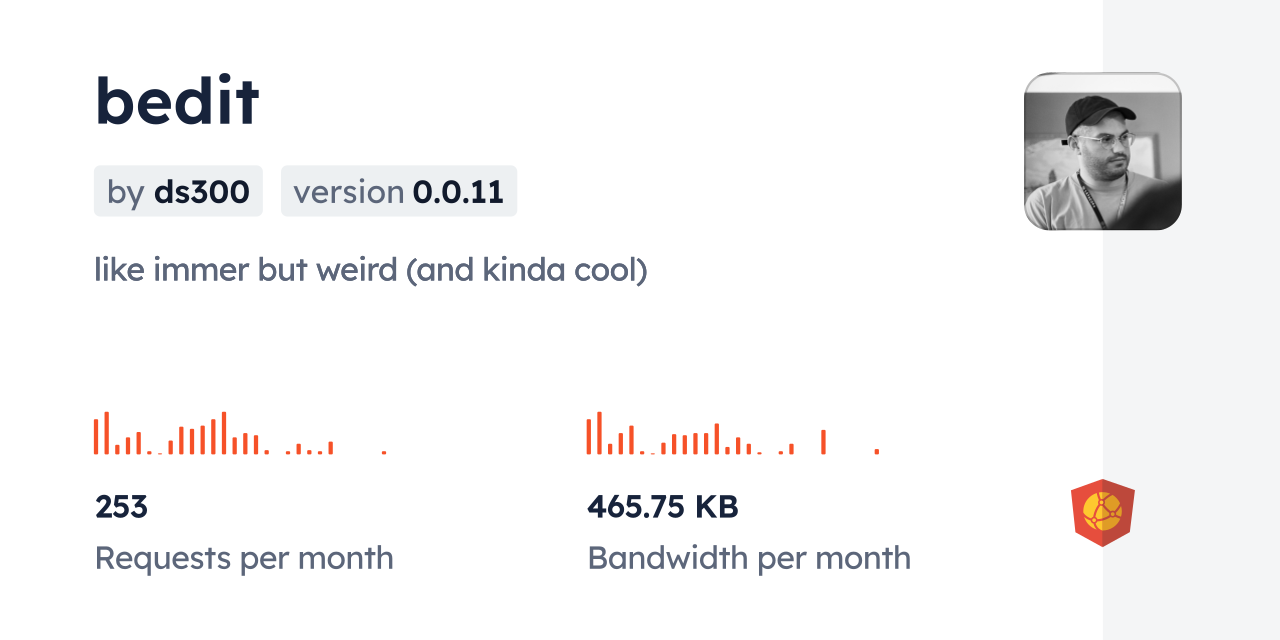 bedit CDN by jsDelivr - A CDN for npm and GitHub