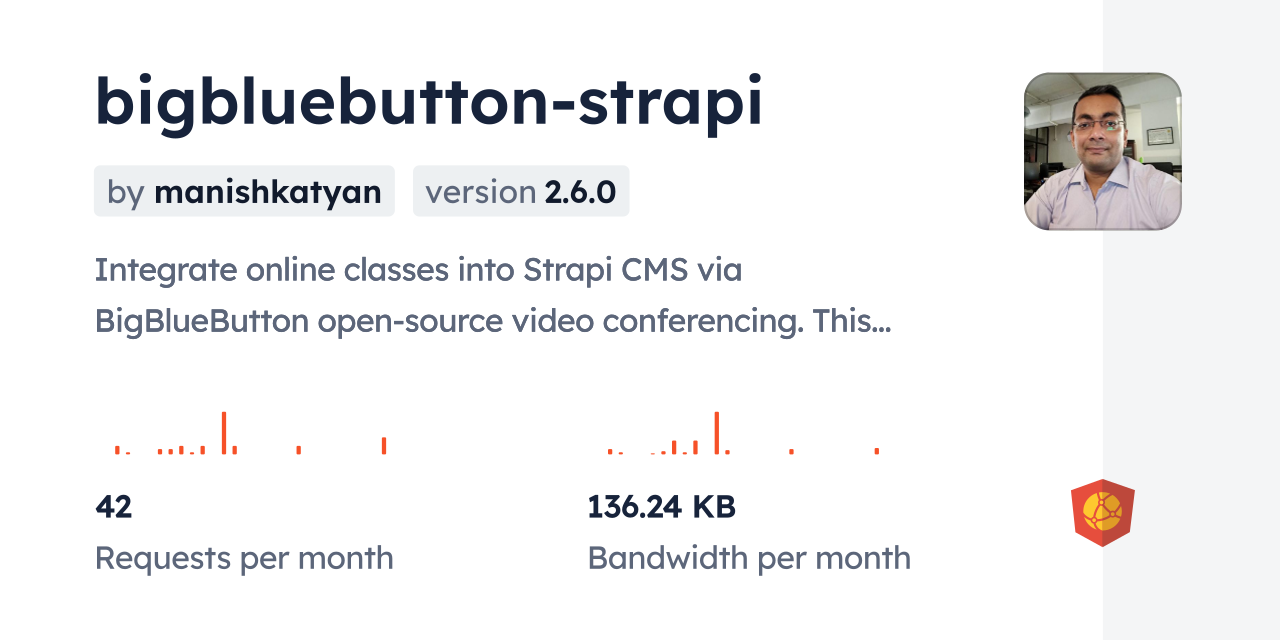 bigbluebutton-strapi CDN by jsDelivr - A CDN for npm and GitHub