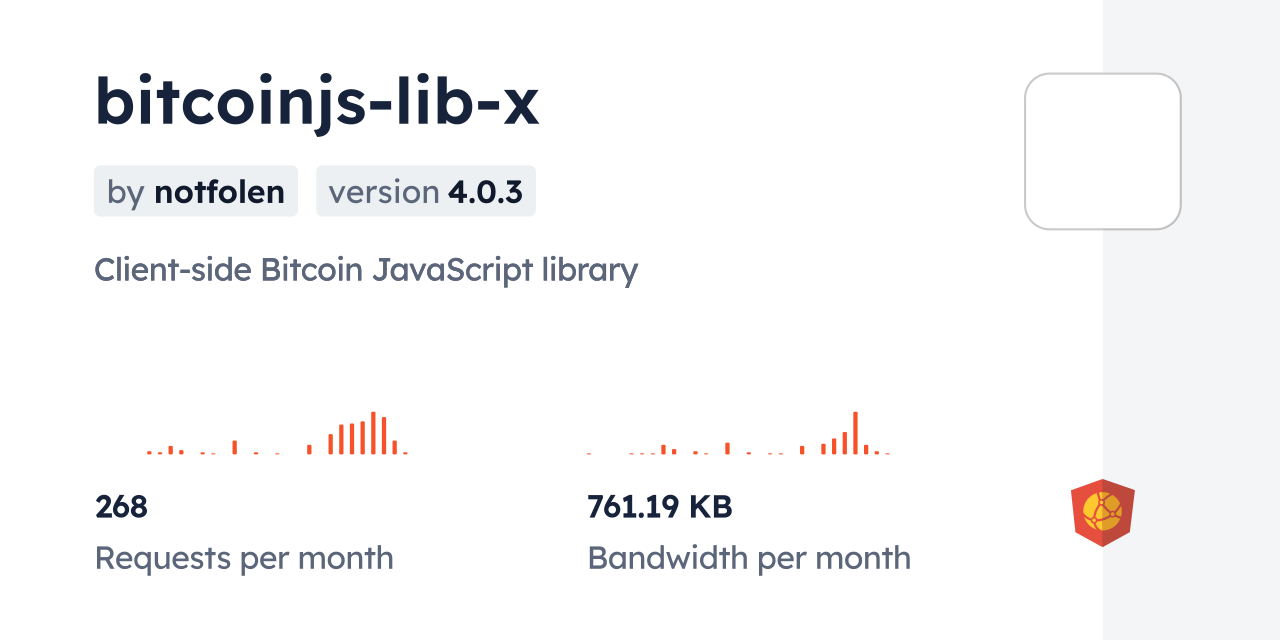 bitcoinjs-lib-x CDN by jsDelivr - A CDN for npm and GitHub