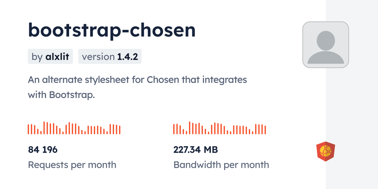 bootstrap-chosen CDN by jsDelivr - A CDN for npm and GitHub