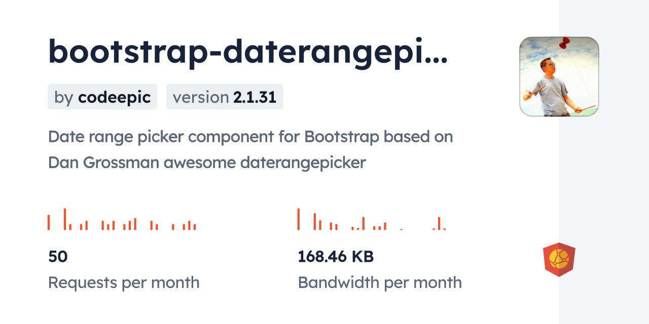 bootstrap-daterangepicker-v2 CDN by jsDelivr - A CDN for npm and GitHub