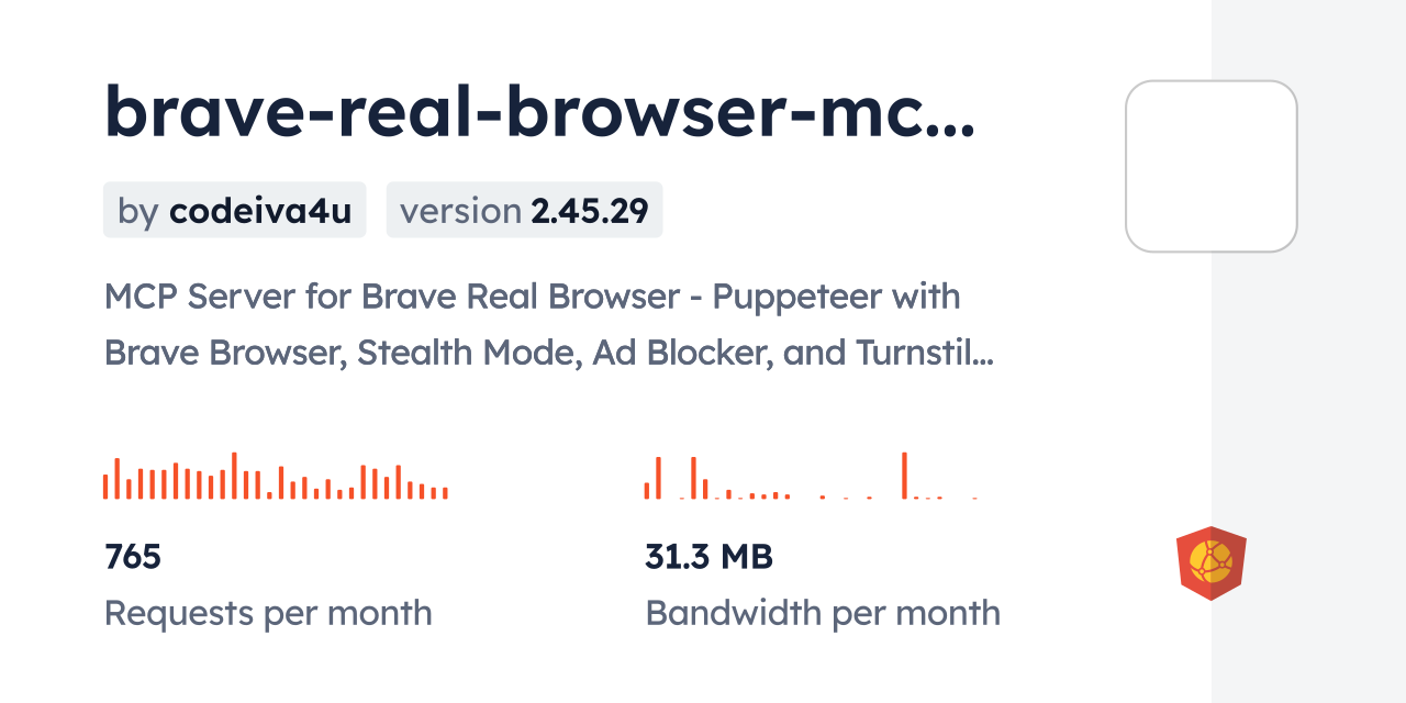 brave-real-browser-mcp-server CDN by jsDelivr - A CDN for npm and GitHub