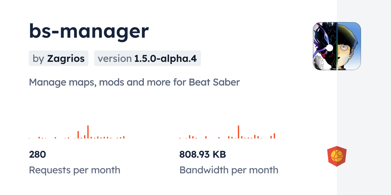 bs-manager CDN by jsDelivr - A CDN for npm and GitHub