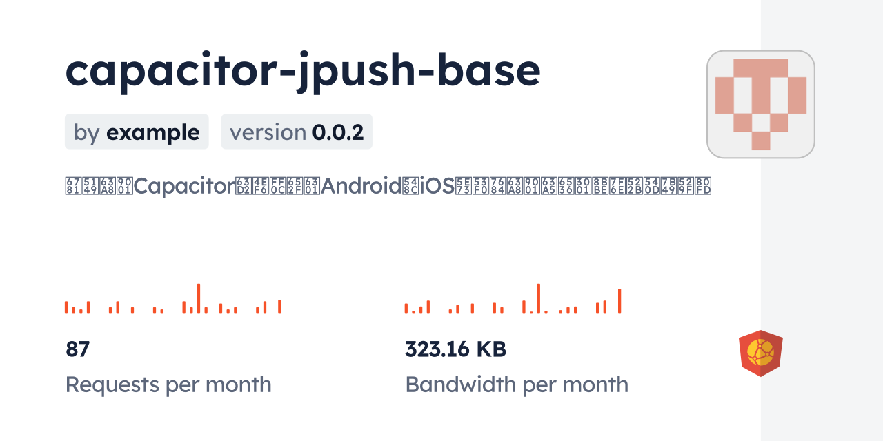 capacitor-jpush-base CDN by jsDelivr - A CDN for npm and GitHub