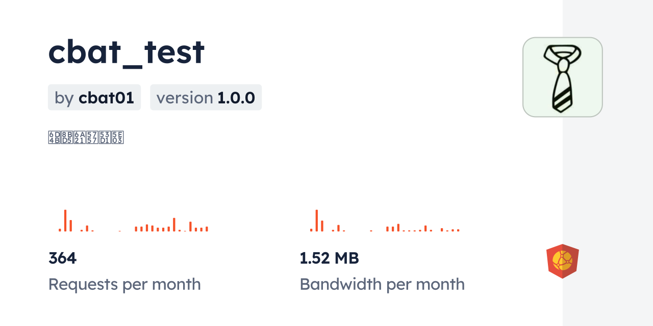 cbat_test CDN by jsDelivr - A CDN for npm and GitHub
