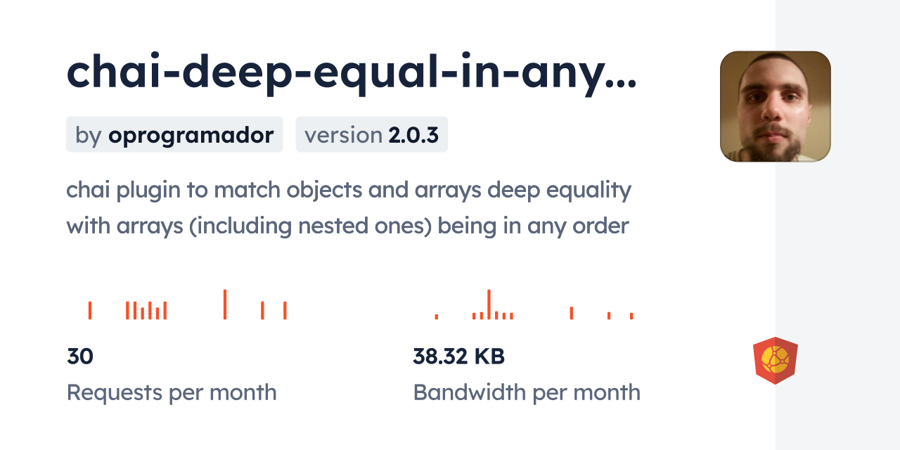 chai-deep-equal-in-any-order CDN by jsDelivr - A CDN for npm and GitHub