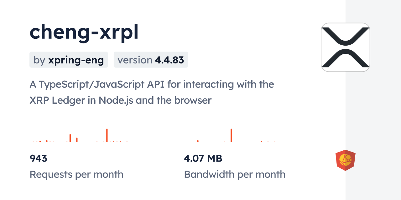 cheng-xrpl CDN by jsDelivr - A CDN for npm and GitHub