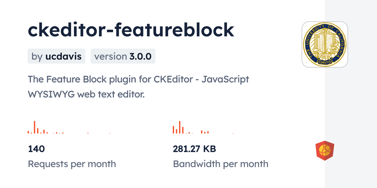 ckeditor-featureblock CDN by jsDelivr - A CDN for npm and GitHub