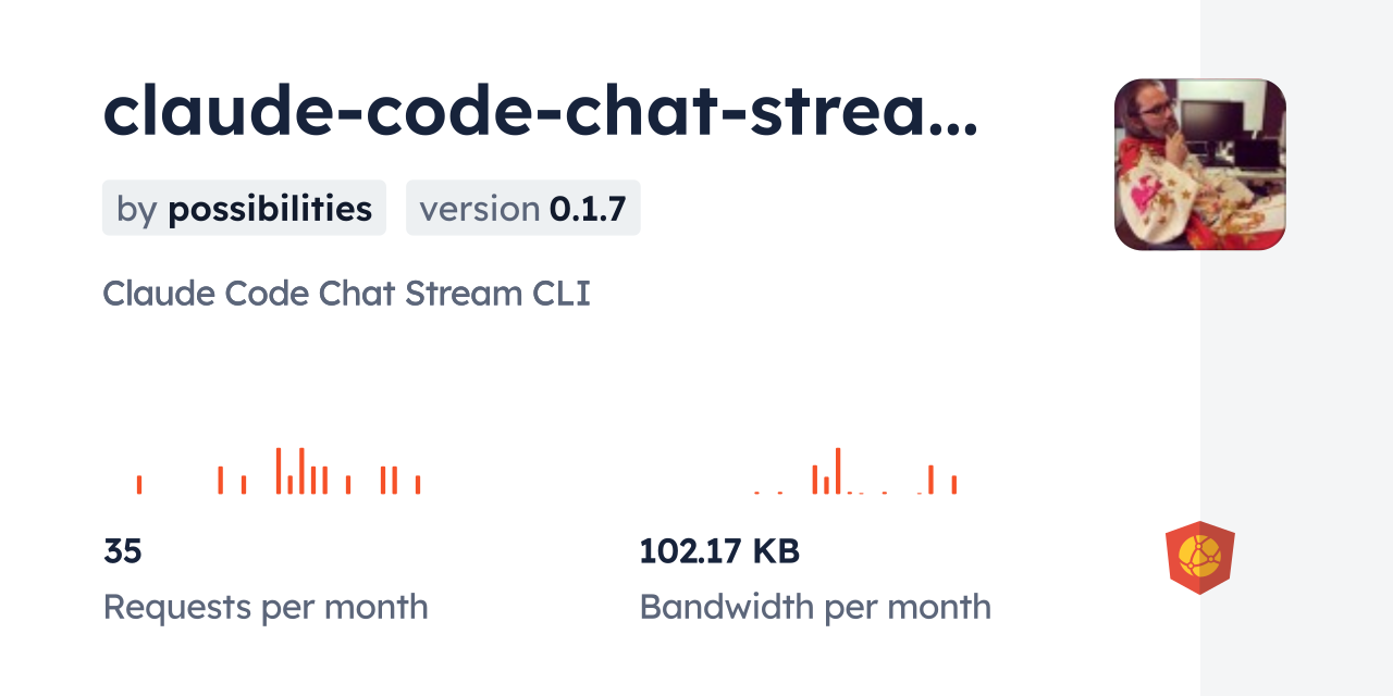 claude-code-chat-stream CDN by jsDelivr - A CDN for npm and GitHub