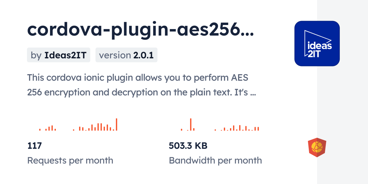 cordova-plugin-aes256-encryption CDN by jsDelivr - A CDN for npm and GitHub