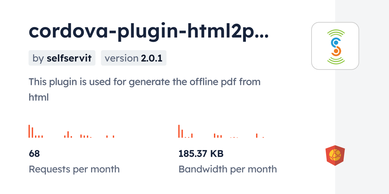 cordova-plugin-html2pdf-offline CDN by jsDelivr - A CDN for npm and GitHub